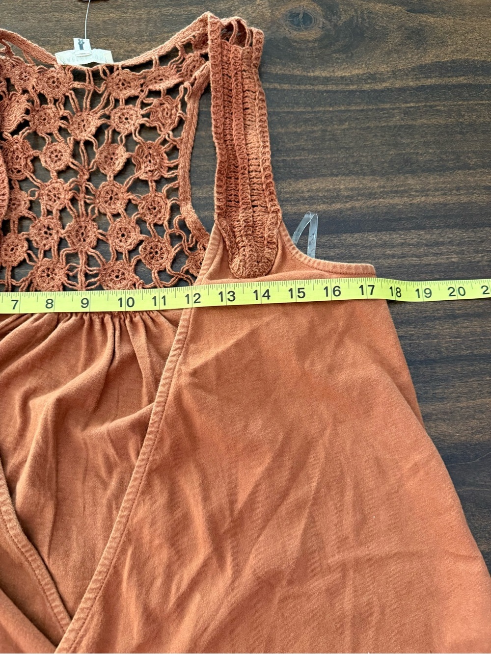 EARTHBOUND Crochet Openwork Vest - Rust - Picture 6 of 6